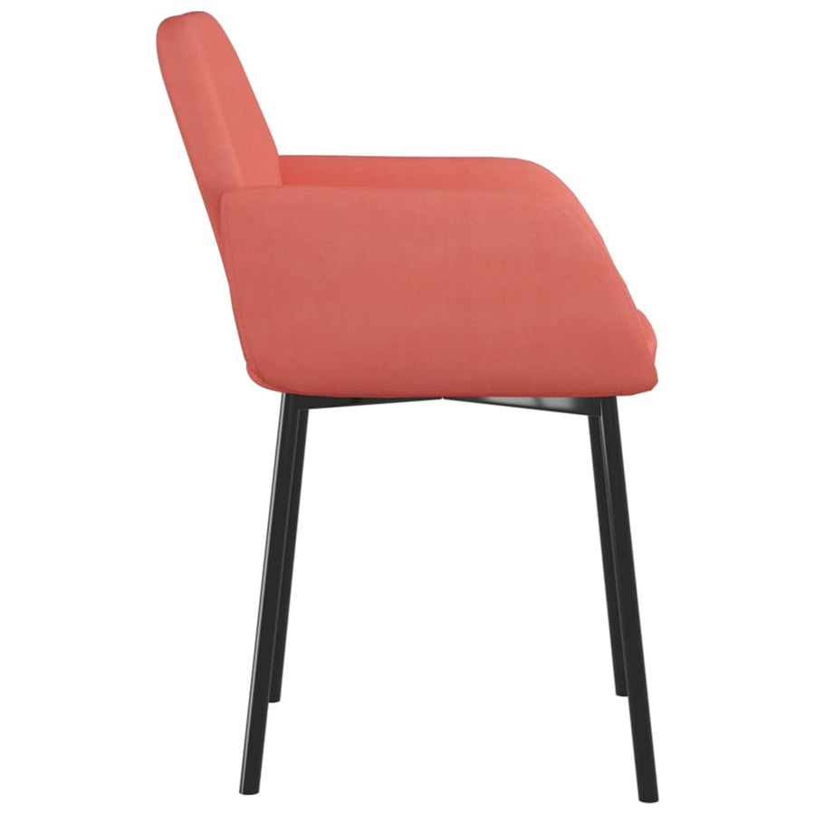Eetkamerstoelen Fluweel Roze