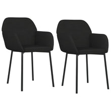 Eetkamerstoelen 2 St Fluweel Zwart