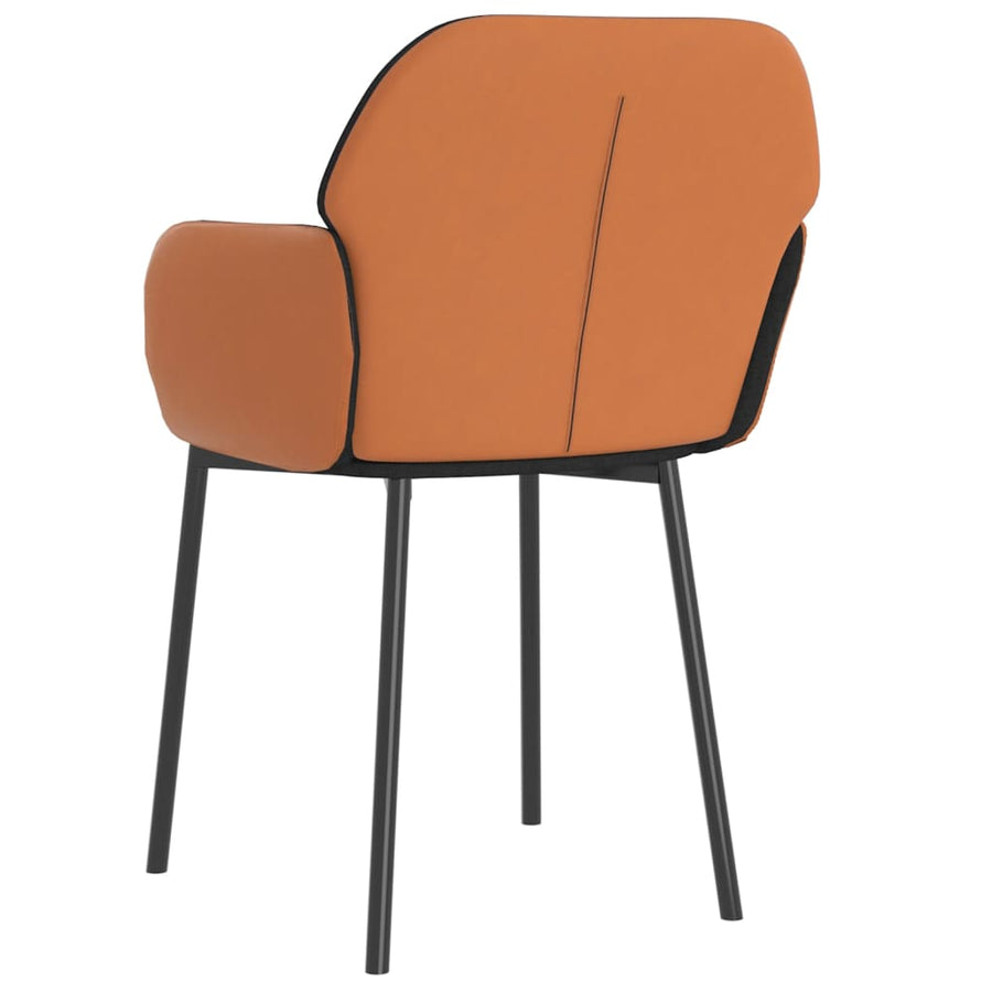Eetkamerstoelen Stof En Kunstleer Zwart