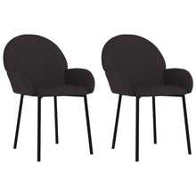 Eetkamerstoelen Kunstleer Zwart