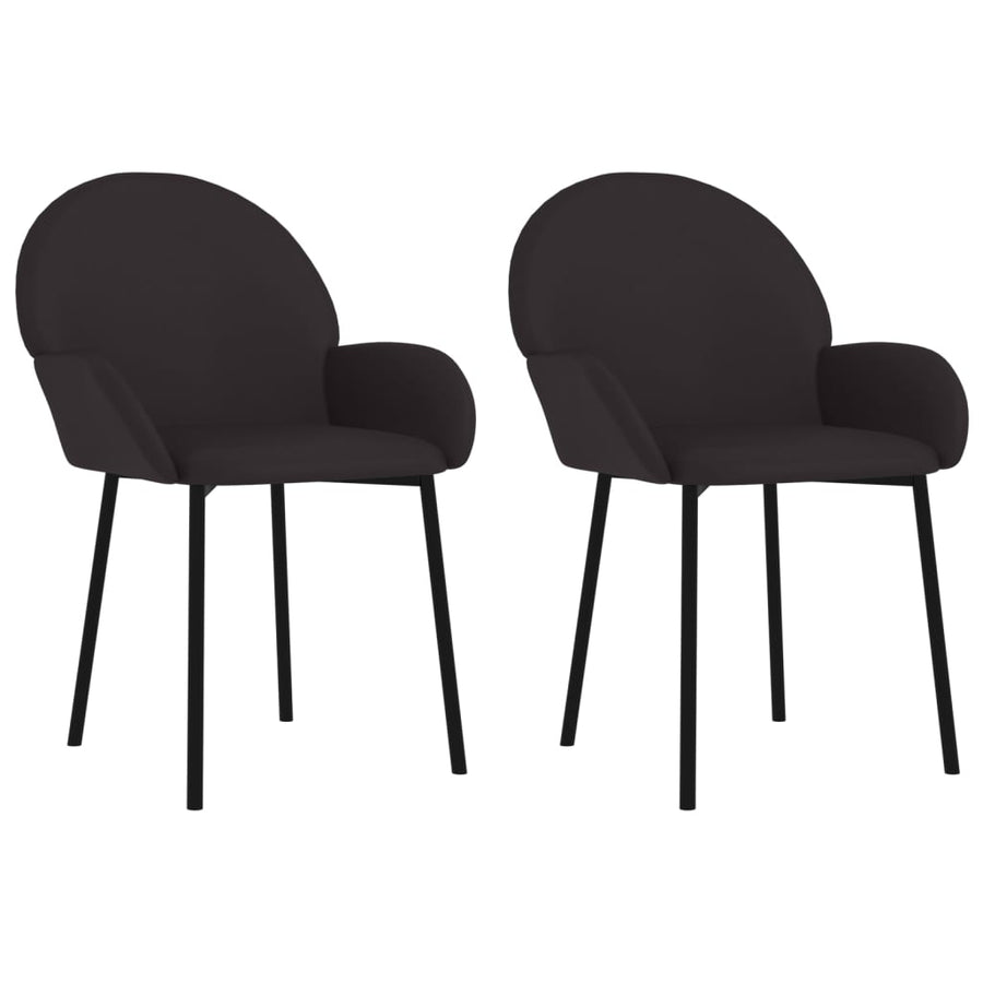 Eetkamerstoelen Kunstleer Zwart