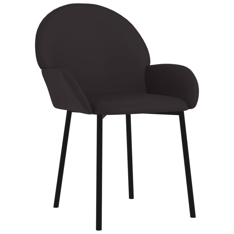 Eetkamerstoelen Kunstleer Zwart