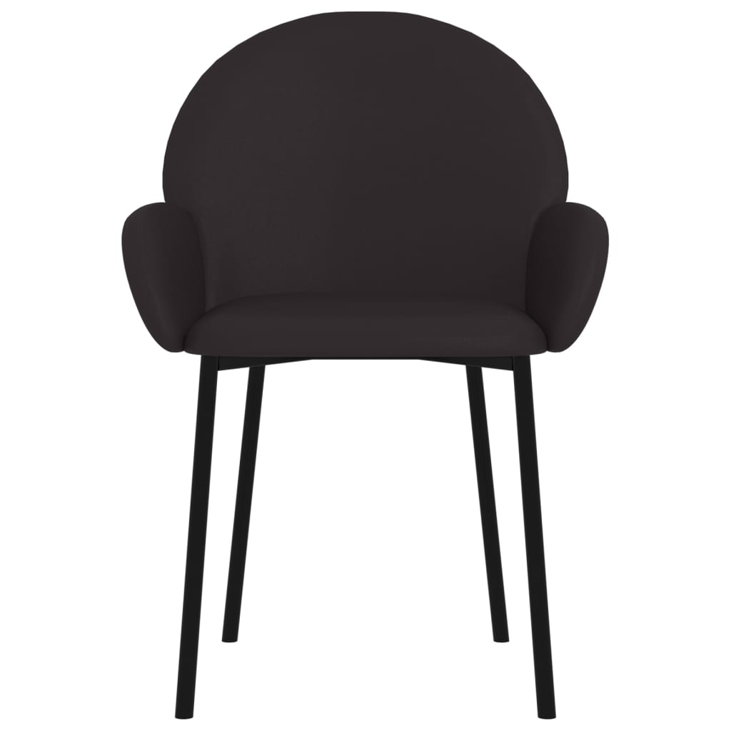 Eetkamerstoelen Kunstleer Zwart