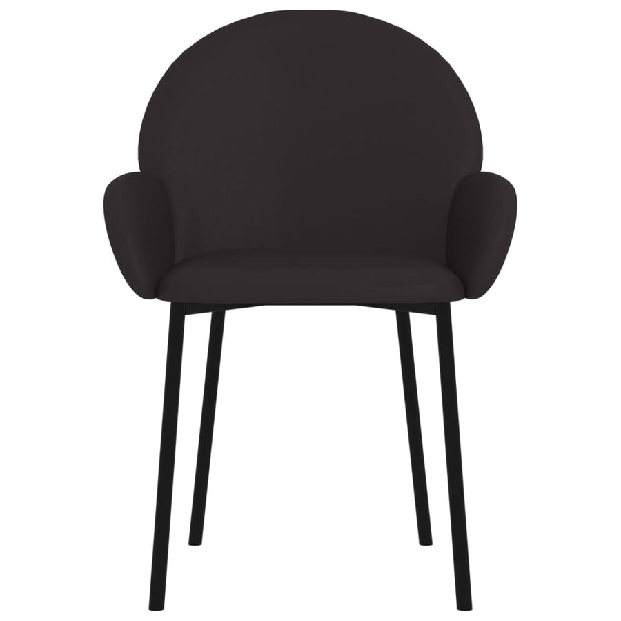 Eetkamerstoelen Kunstleer Zwart