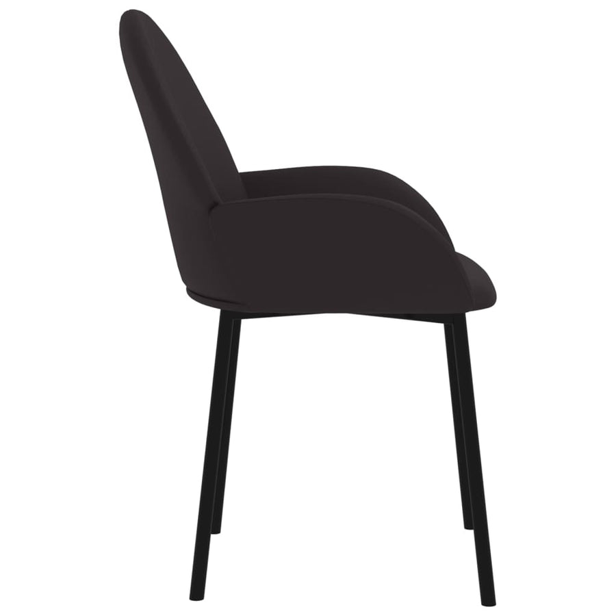 Eetkamerstoelen Kunstleer Zwart