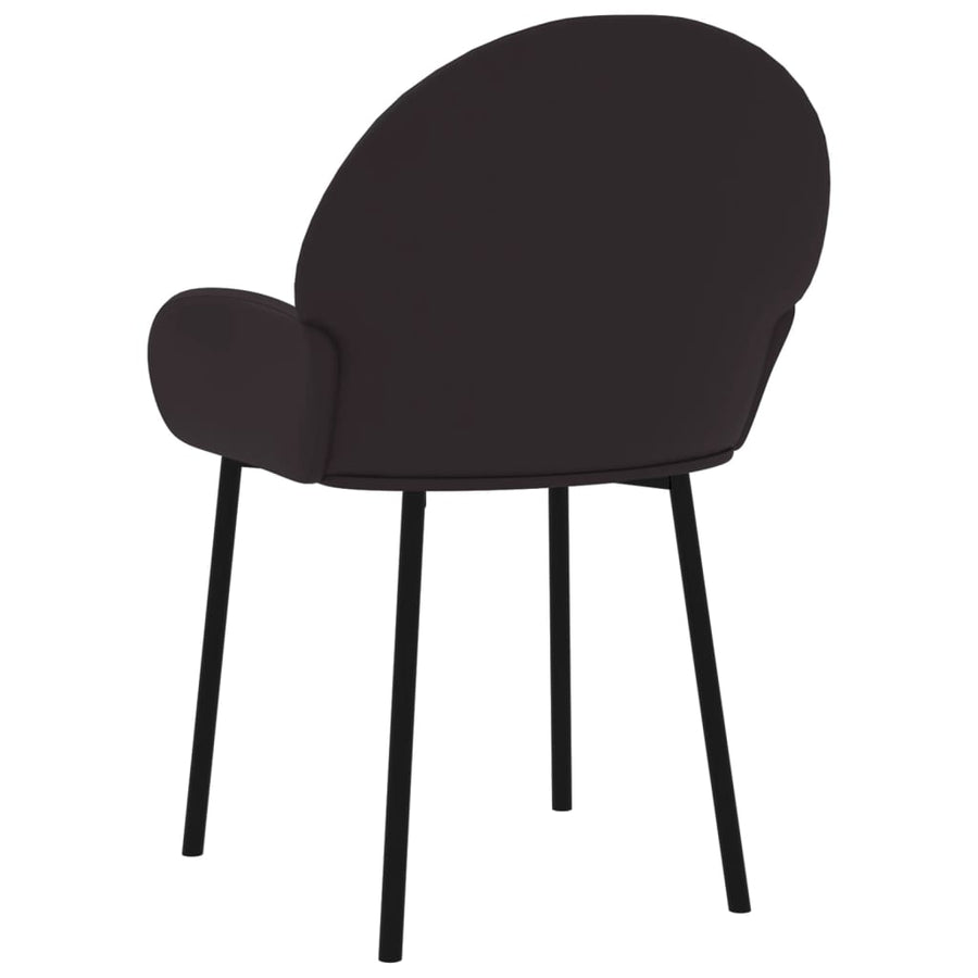 Eetkamerstoelen Kunstleer Zwart