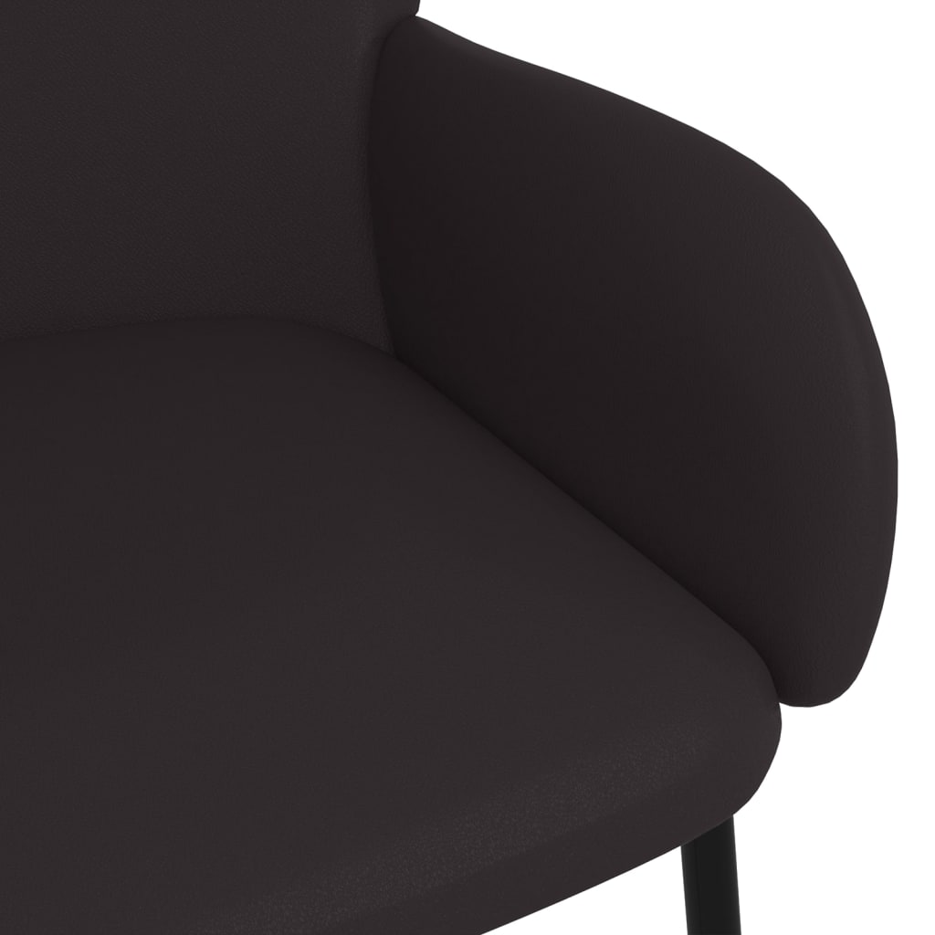 Eetkamerstoelen Kunstleer Zwart