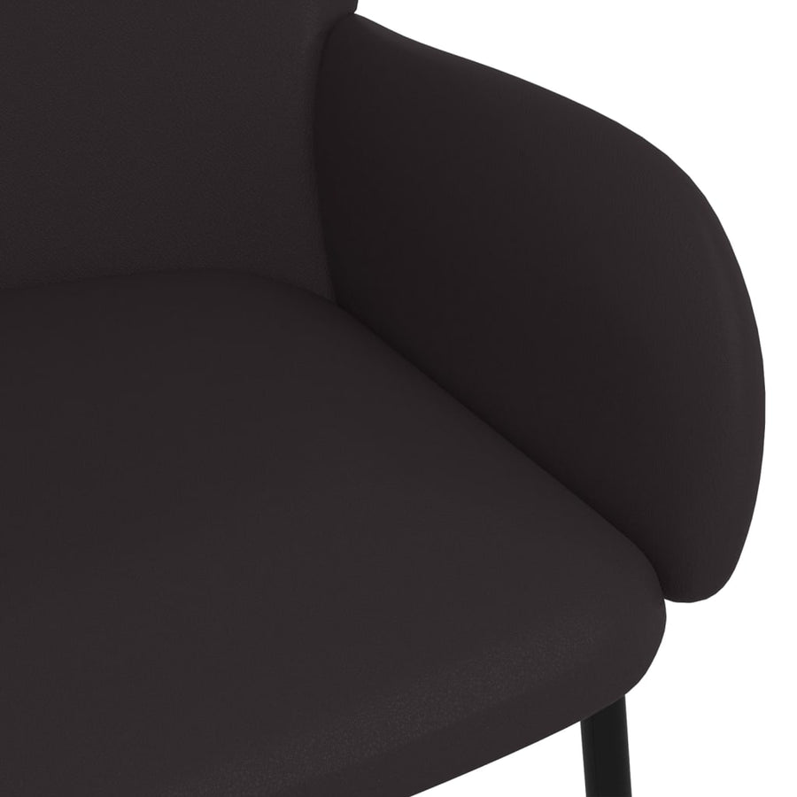 Eetkamerstoelen Kunstleer Zwart