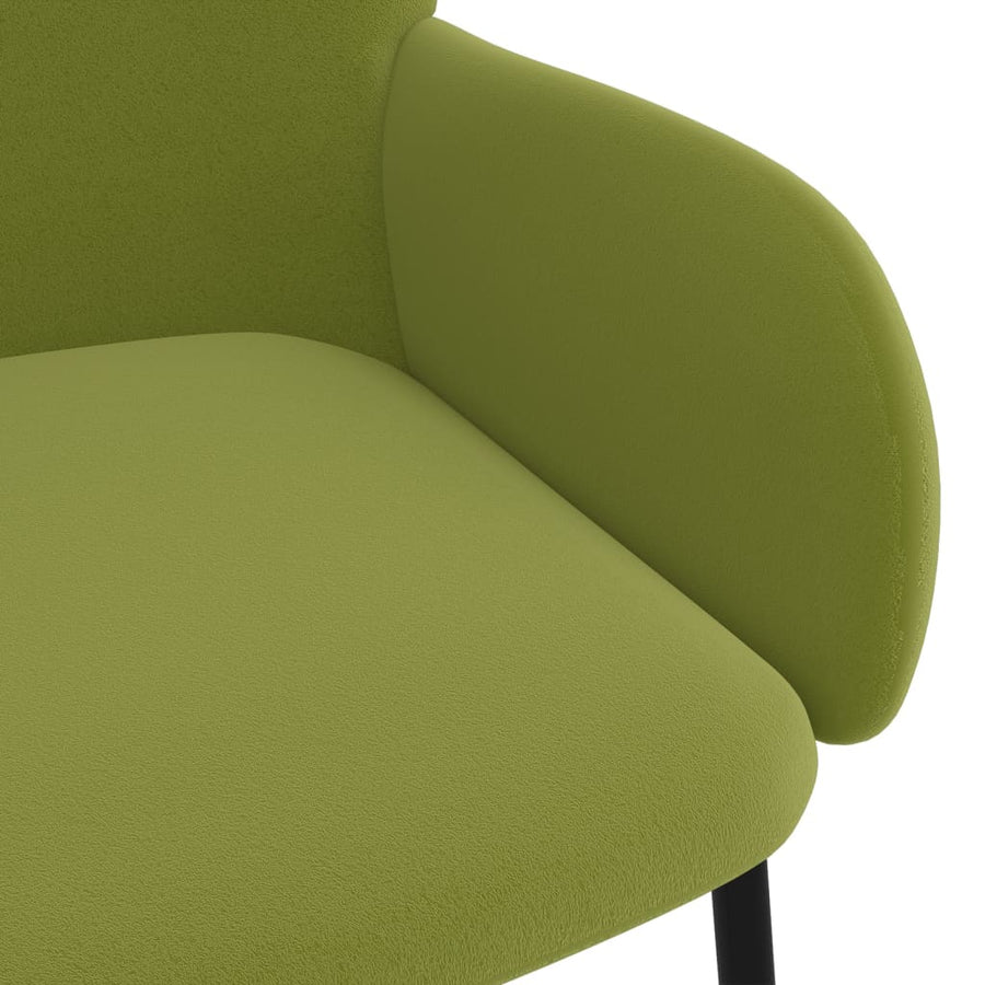 Eetkamerstoelen Fluweel Lichtgroen