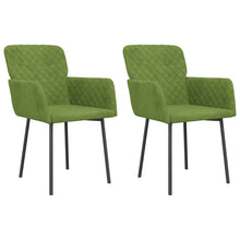 Eetkamerstoelen Fluweel Lichtgroen