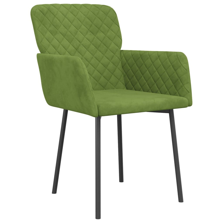 Eetkamerstoelen Fluweel Lichtgroen