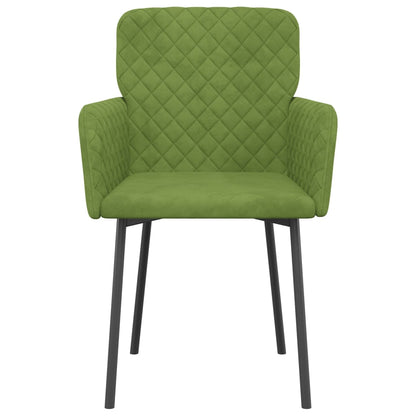 Eetkamerstoelen Fluweel Lichtgroen