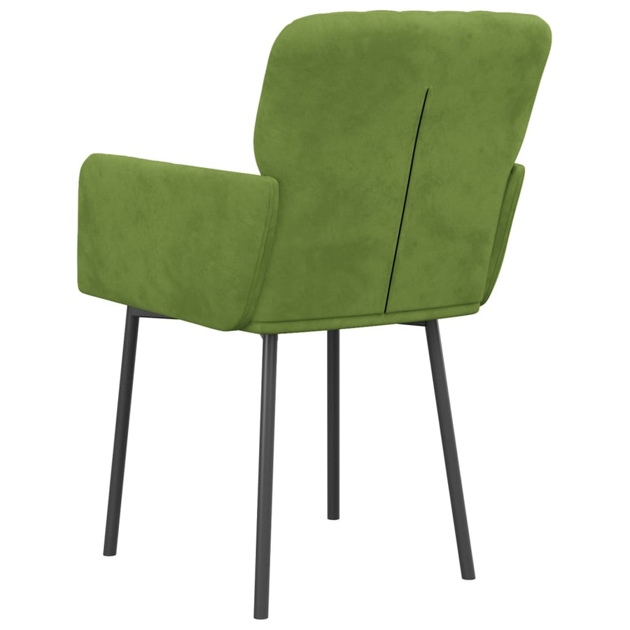 Eetkamerstoelen Fluweel Lichtgroen