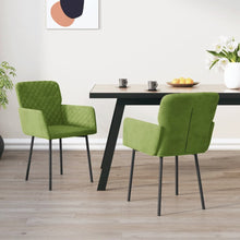 Eetkamerstoelen Fluweel Lichtgroen