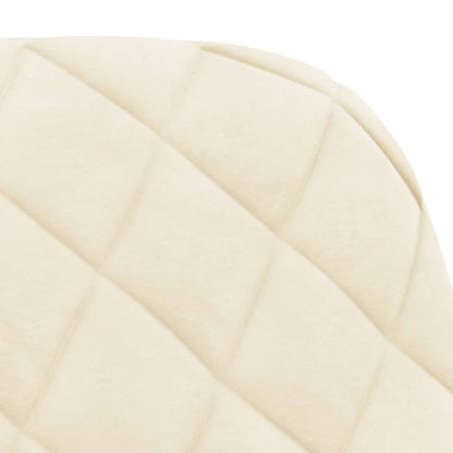 Eetkamerstoelen Fluweel Kleurig Crème