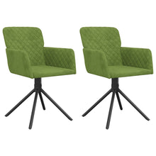 Eetkamerstoelen Draaibaar Fluweel Lichtgroen