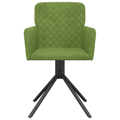 Eetkamerstoelen Draaibaar Fluweel Lichtgroen