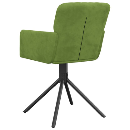 Eetkamerstoelen Draaibaar Fluweel Lichtgroen