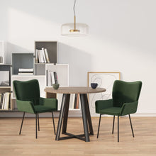 Eetkamerstoelen Fluweel Donkergroen