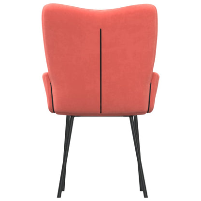 Eetkamerstoelen Fluweel Roze