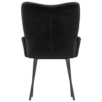 Eetkamerstoelen Fluweel Zwart