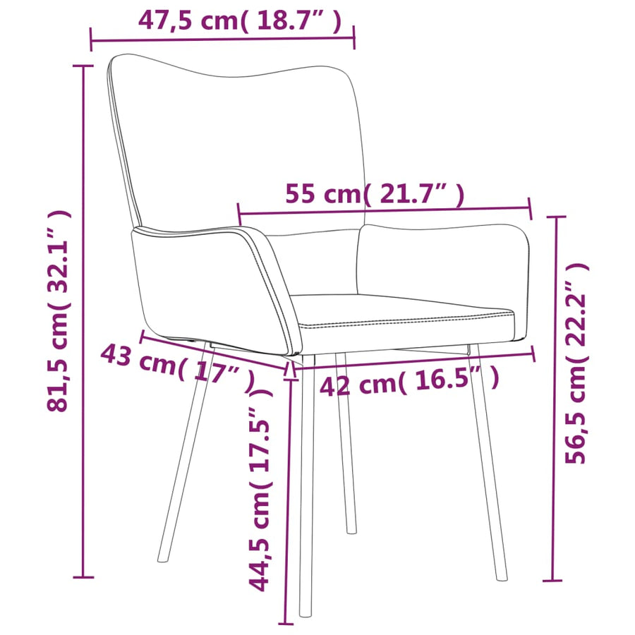 Eetkamerstoelen Fluweel Zwart