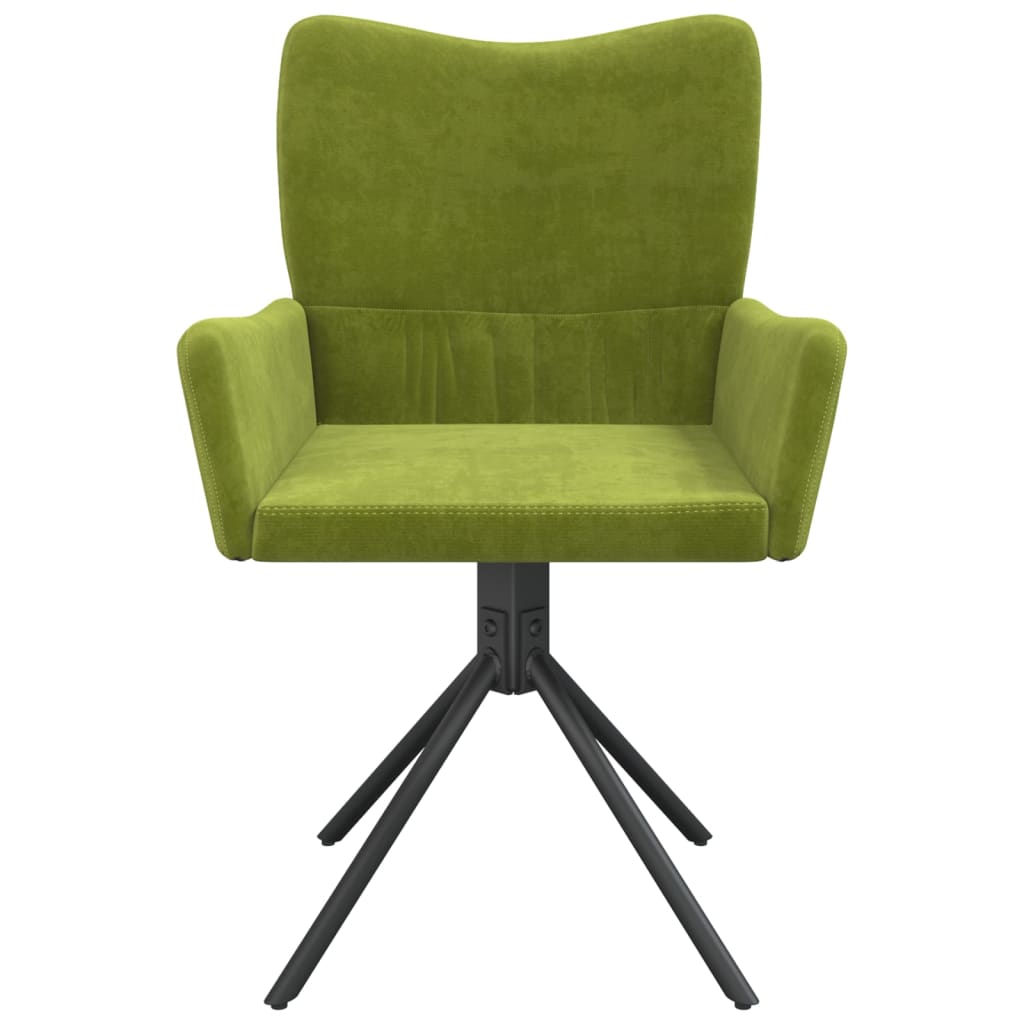 Eetkamerstoelen Draaibaar Fluweel Lichtgroen