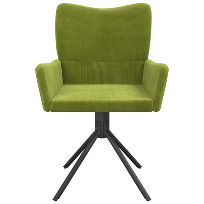 Eetkamerstoelen Draaibaar Fluweel Lichtgroen