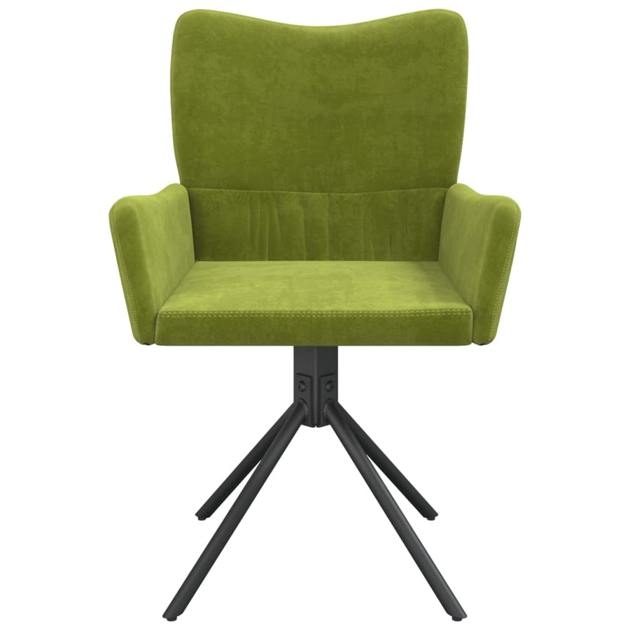 Eetkamerstoelen Draaibaar Fluweel Lichtgroen