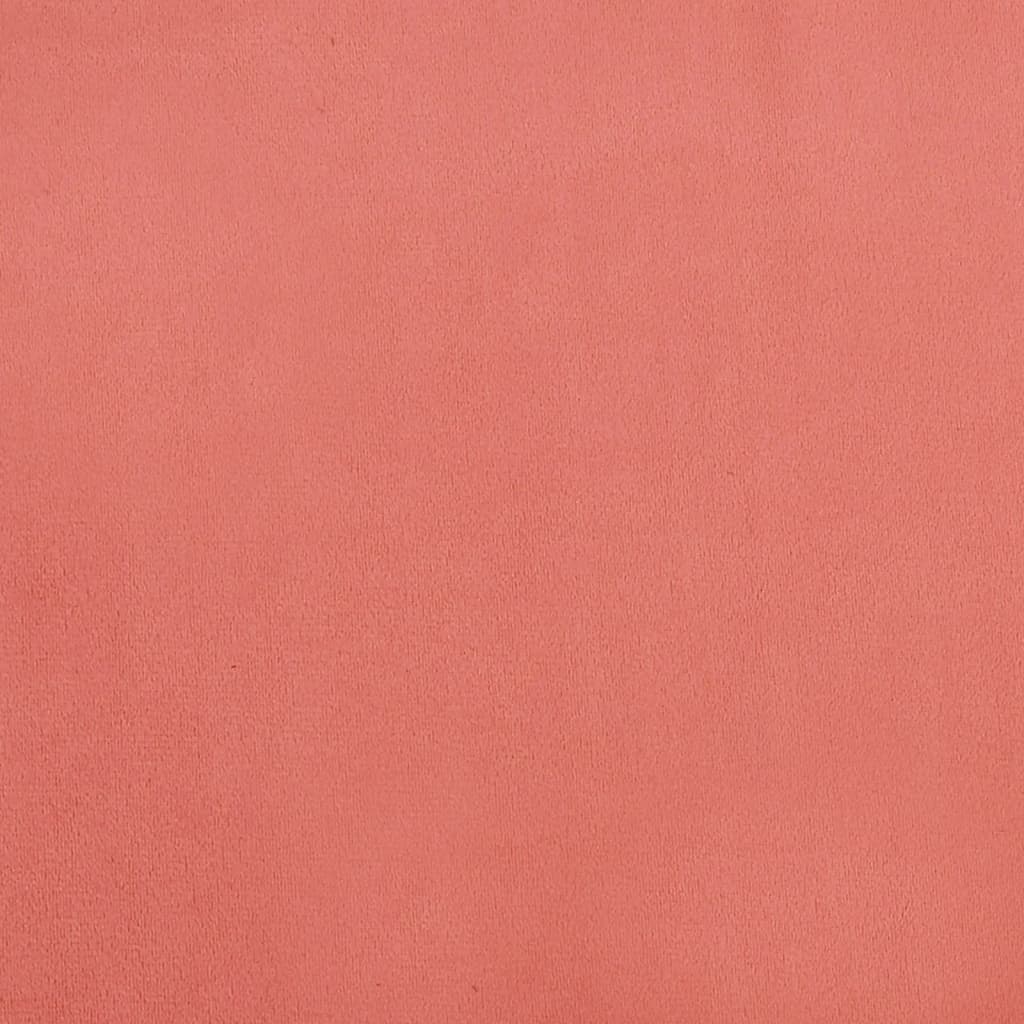Eetkamerstoelen Draaibaar Fluweel Roze