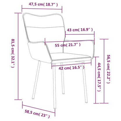 Eetkamerstoelen Fluweel Lichtgrijs