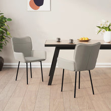 Eetkamerstoelen Fluweel Lichtgrijs