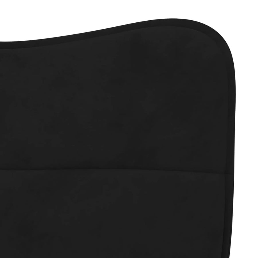 Eetkamerstoelen Fluweel Zwart