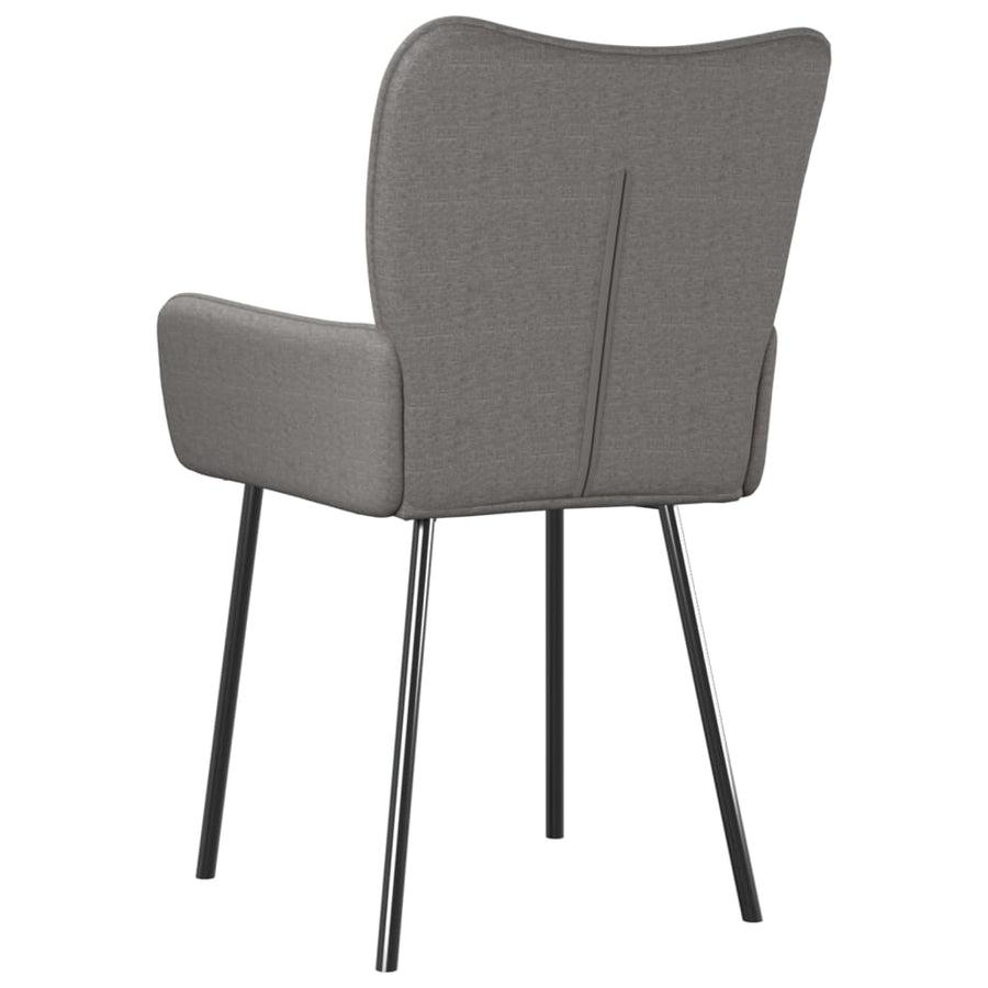 Eetkamerstoelen Stof Lichtgrijs