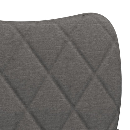 Eetkamerstoelen 2 st stof donkergrijs Donkergrijs