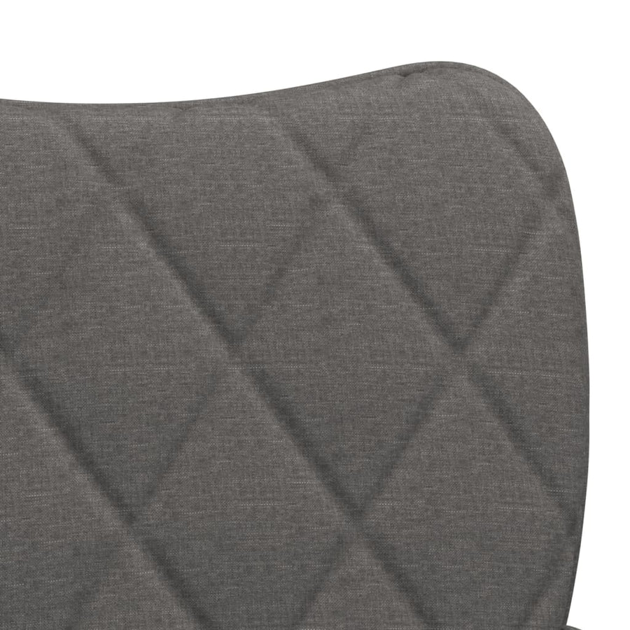 Eetkamerstoelen 2 st stof donkergrijs Donkergrijs