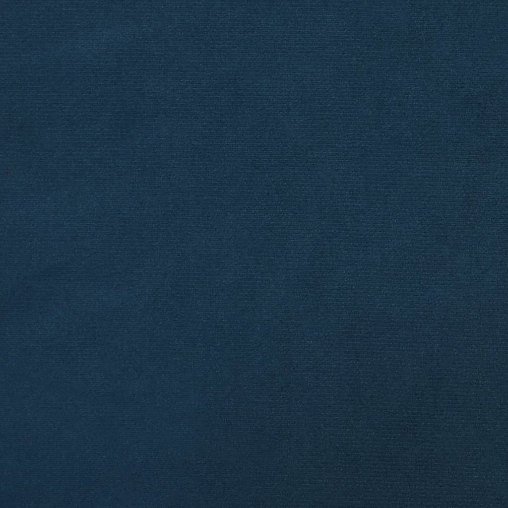 Eetkamerstoelen Fluweel Blauw