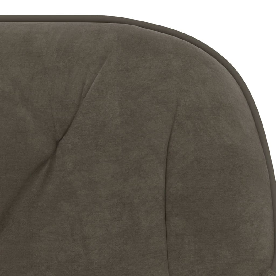Eetkamerstoelen Fluweel Donkergrijs