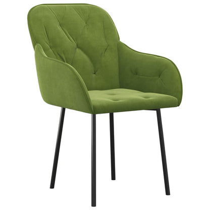 Eetkamerstoelen Fluweel Lichtgroen