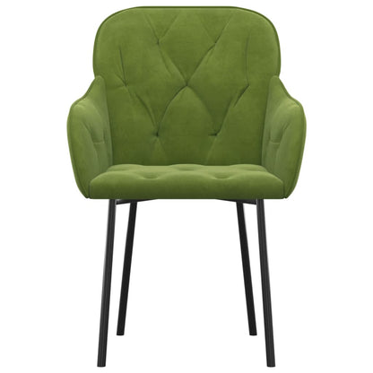 Eetkamerstoelen Fluweel Lichtgroen