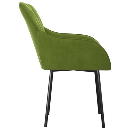 Eetkamerstoelen Fluweel Lichtgroen