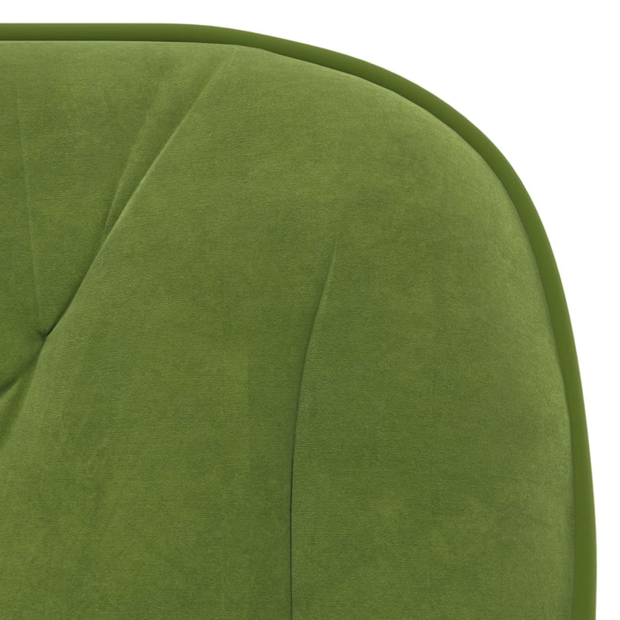Eetkamerstoelen 2 st fluweel lichtgroen