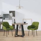 Eetkamerstoelen Fluweel Lichtgroen