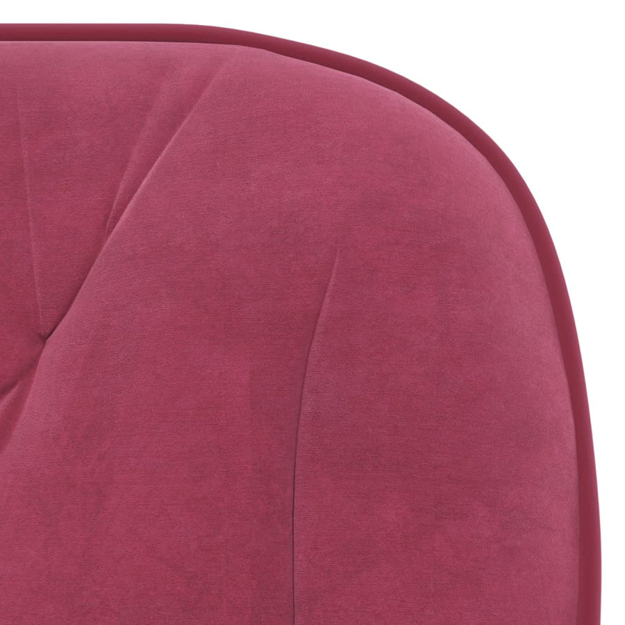 Eetkamerstoelen Fluweel Wijnrood