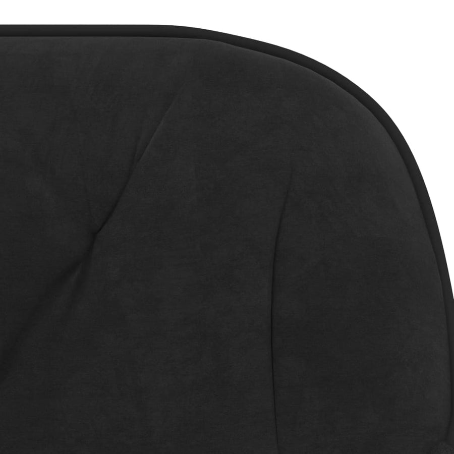 Eetkamerstoelen Fluweel Zwart