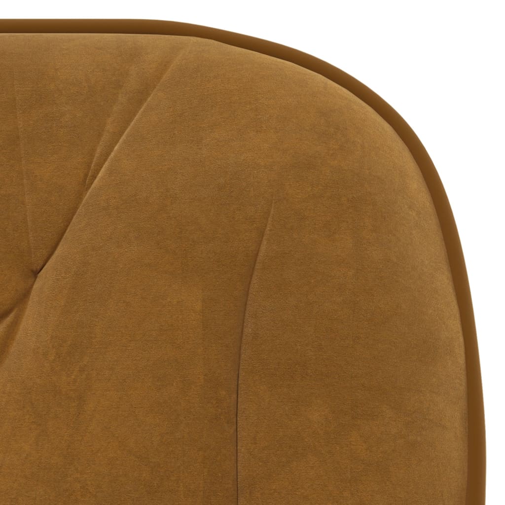 Eetkamerstoelen Fluweel Bruin