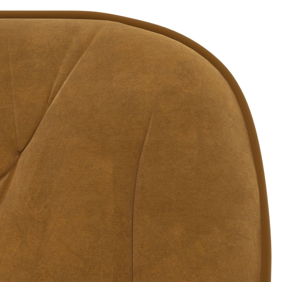 Eetkamerstoelen Fluweel Bruin