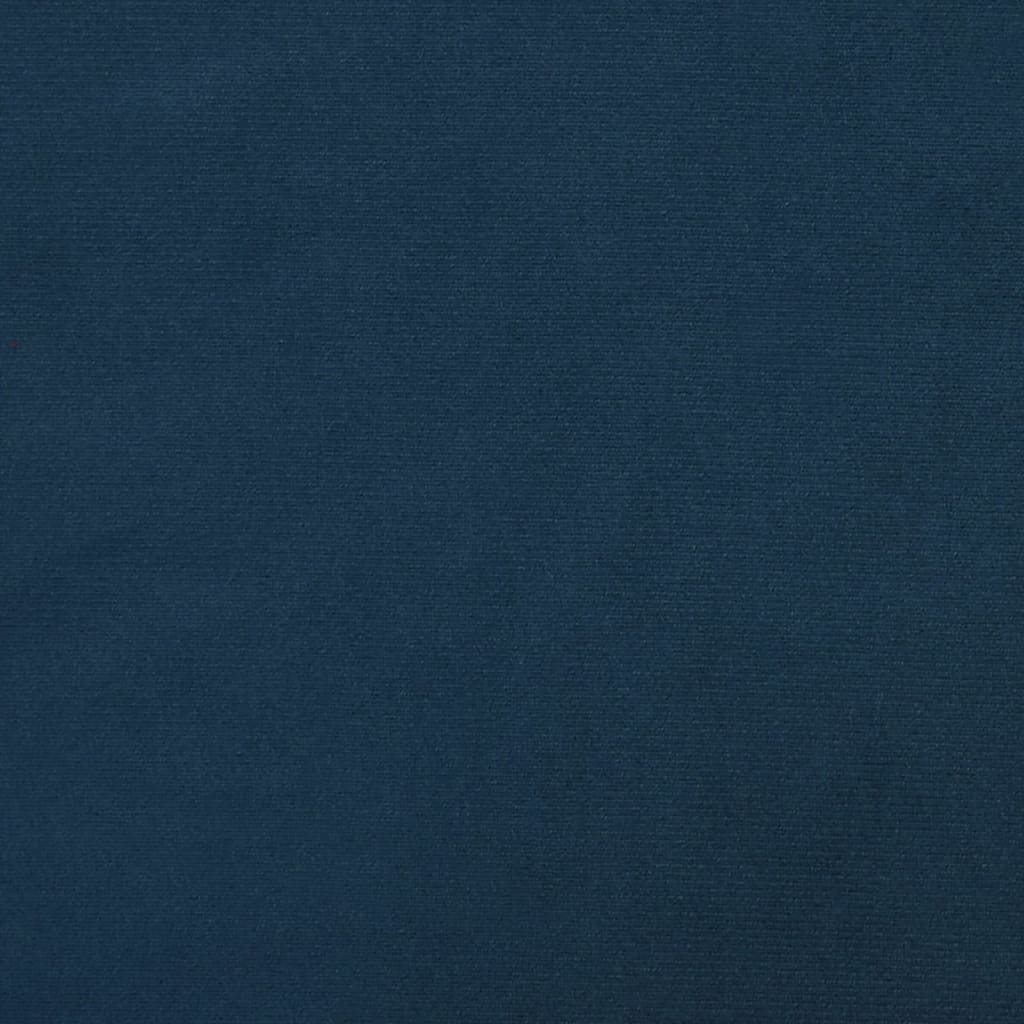 Kantoorstoel Draaibaar Fluweel Blauw 1