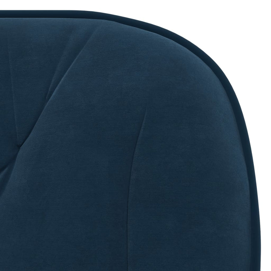 Kantoorstoel Draaibaar Fluweel Blauw