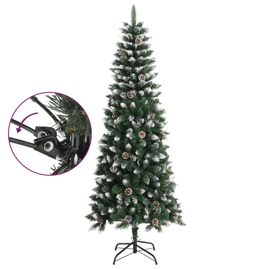 Kunstkerstboom Met Standaard 20 Cm Pvc Groen 210 x 86 cm